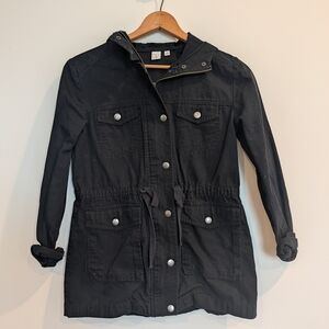 BP Black Utility Jacket with Hood